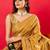 Cream woven design zari banarasi saree