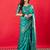 Blue woven design zari banarasi saree