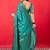 Blue woven design zari banarasi saree