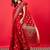 Red woven design zari banarasi saree