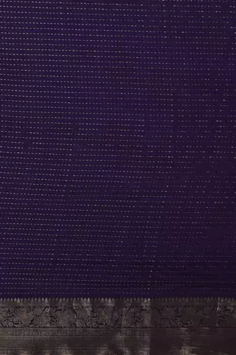 Purple ethnic motifs zari silk blend banarasi saree
