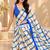 Checked satin ready to wear saree