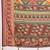 Multicolor ethnic motifs mirror work silk blend designer saree