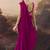 Shoulder pre-pleated two-tone ready to wear saree