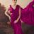 Shoulder pre-pleated two-tone ready to wear saree