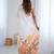 White women floral white  chiffon floral printed party wear saree