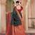 Green ethnic motifs zari silk blend kanjeevaram saree
