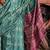 Blue blue abstract printed saree with blouse