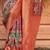 Purple woven design zari traditional festive wear patola saree