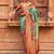 Green woven design zari patola saree