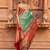 Green woven design zari patola saree