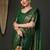 Green woven design zari banarasi saree