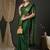 Green woven design zari banarasi saree