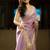 Mauve embellished tissue saree