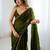 Green green embellished  chiffon sarees
