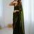Green green embellished  chiffon sarees