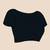 Black colourblocked  cotton saree