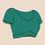 Green women colourblocked  cotton saree