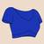 Blue women  cotton khadi saree with blouse