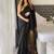 Black  cotton handloom khadi saree
