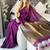 Purple woven design  cotton saree
