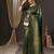 Green woven design zari  georgette kanjeevaram saree