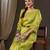 Green ethnic motifs zari  georgette kanjeevaram saree