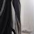 Black embroidered net saree