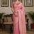 Pink woven design zari silk blend handloom banarasi saree