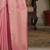 Pink woven design zari silk blend handloom banarasi saree