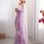 Purple women embellished tissue designer saree