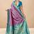 Pink woven design art silk designer kanjeevaram saree