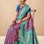 Pink woven design art silk designer kanjeevaram saree