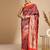 Blue ethnic woven design zari art silk kanjeevaram saree