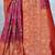 Red red woven design zari kanjeevaram saree
