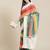 White white & red striped saree