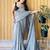 Grey embellished  cotton saree