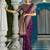 Purple ethnic motifs zari silk blend banarasi saree