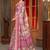 Pink floral zari designer kanjeevaram saree