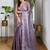 Lavender lavender embellished tissue  sarees