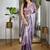 Lavender lavender embellished tissue  sarees