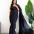 Black tasseled border  cotton saree