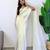 Off white  cotton saree with blouse piece