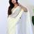 Off white  cotton saree with blouse piece
