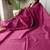 Pink  cotton saree with blouse piece