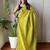 Green zari  cotton saree with blouse piece
