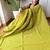 Green zari  cotton saree with blouse piece