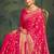 Pink ethnic motifs zari  georgette kanjeevaram saree