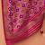 Blue ethnic motifs woven design zari silk blend banarasi saree