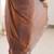 Brown embellished zari satin heavy work saree